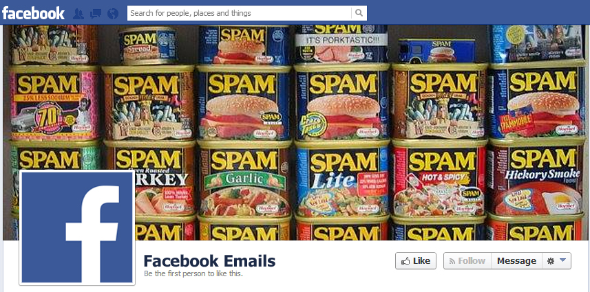 Facebook Email Spam is on the way